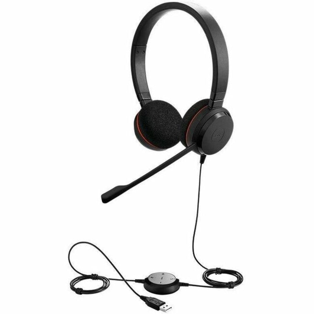 Jabra Wired Telecommunication Headset, Black