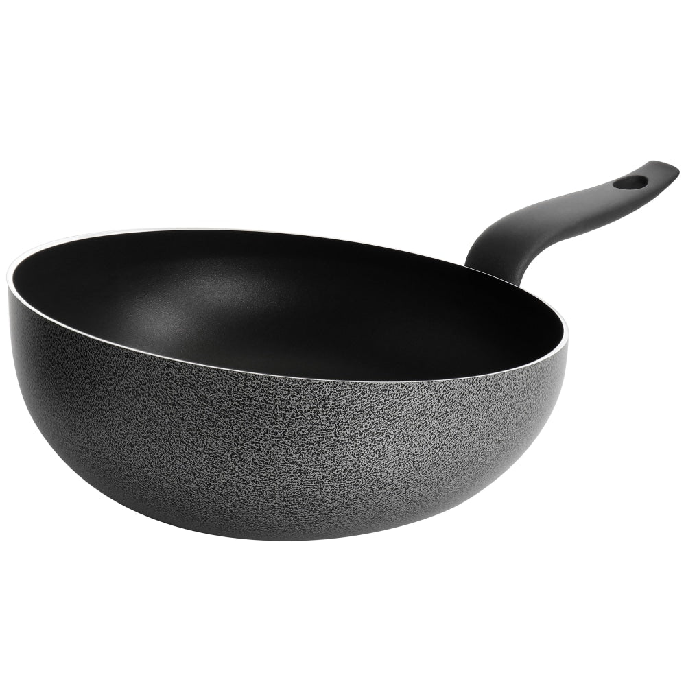 Tosca Siene Aluminum Non-Stick Wok, 11in, Gray Granite