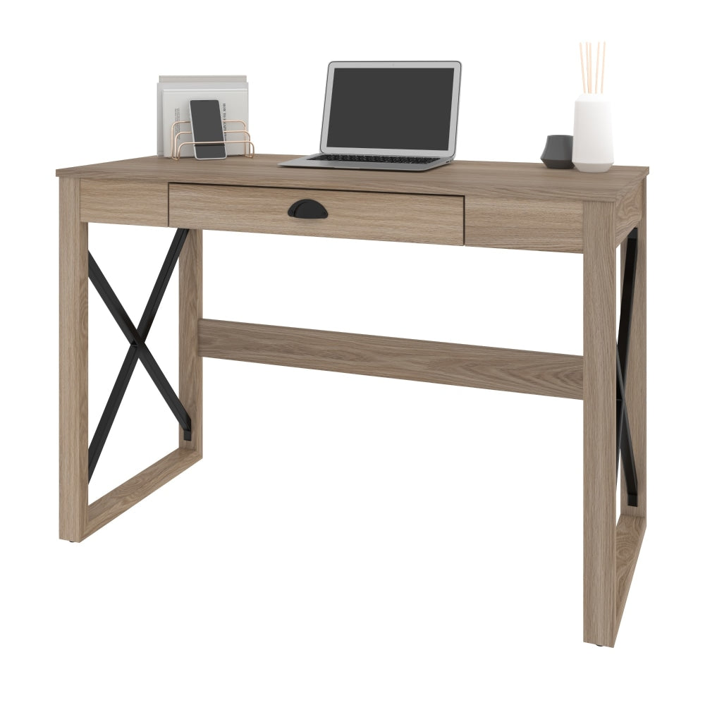 Bestar Talita 45inW Computer Desk, Natural Oak