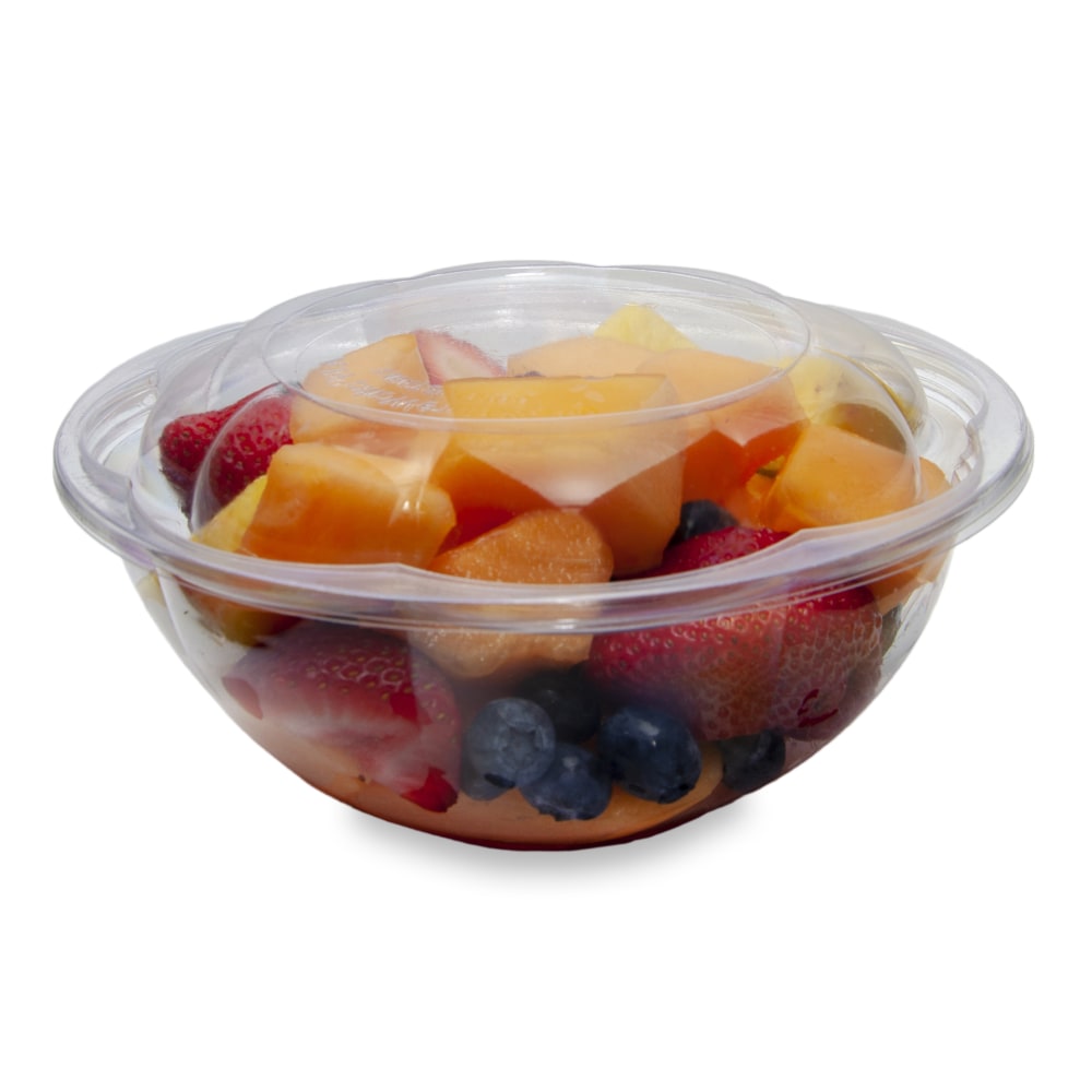 Stalk Market Compostable Bowls, Salad, 24 Oz, Clear, Pack Of 300 Bowls