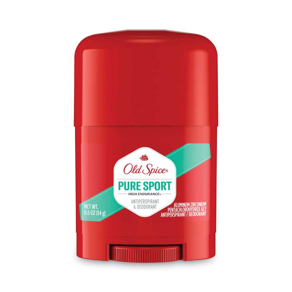 Old Spice High Endurance Anti-Perspirant And Deodorant Sticks, Pure Sport, 0.5 Oz, Pack Of 24 Sticks