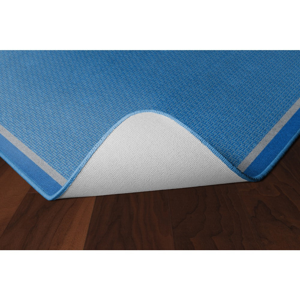 Flagship Carpets All Over Weave Area Rug, 6ft x 8-1/3ft, Blue