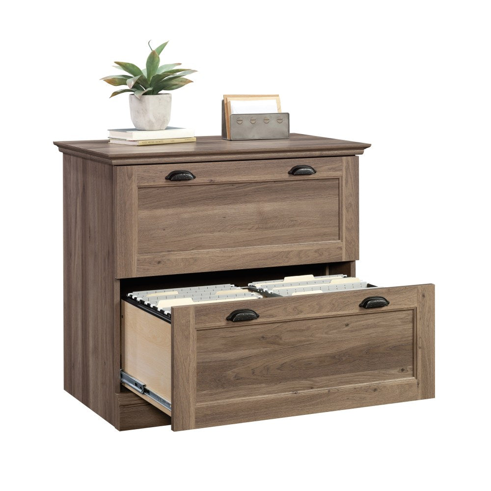 Sauder Barrister Lane 32-3/8inW x 19-1/2inD Lateral 2-Drawer File Cabinet, Salt Oak