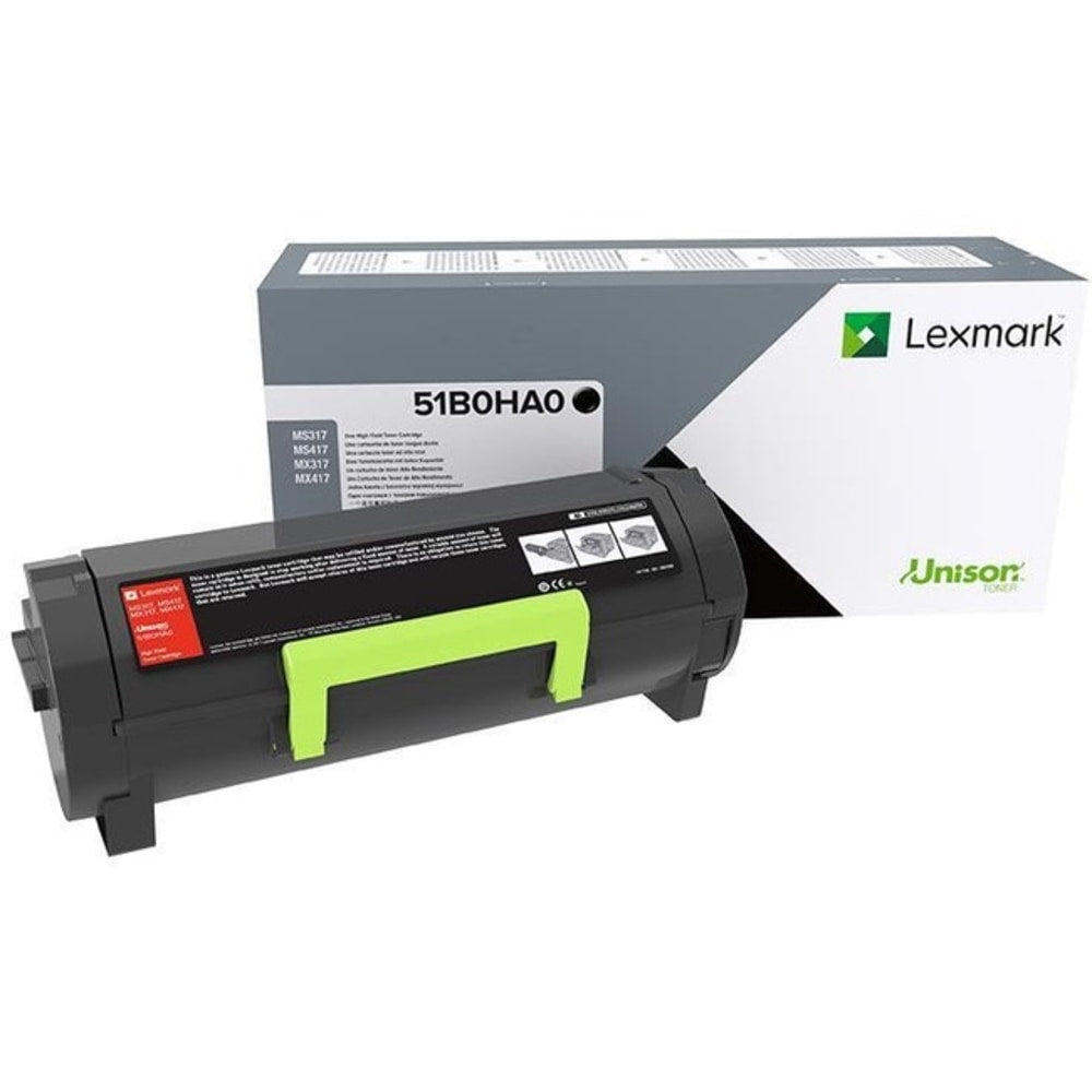 Lexmark 51B0HA0 Black High Yield Return Program Toner Cartridge