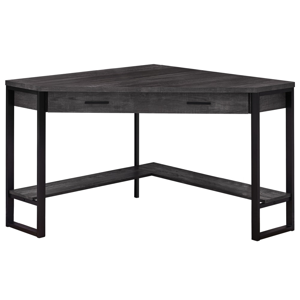 Monarch Specialties Jordan 42inW Corner Computer Desk, Black