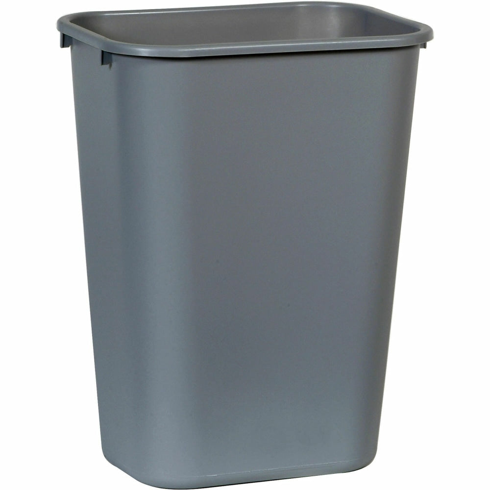 Rubbermaid Durable Polyethylene Wastebasket, 10 1/4 Gallons (38.8L), Gray