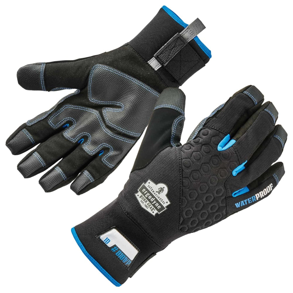 Ergodyne ProFlex 818WP Tena-Grip Thermal Waterproof Winter Work Gloves, Small, Black