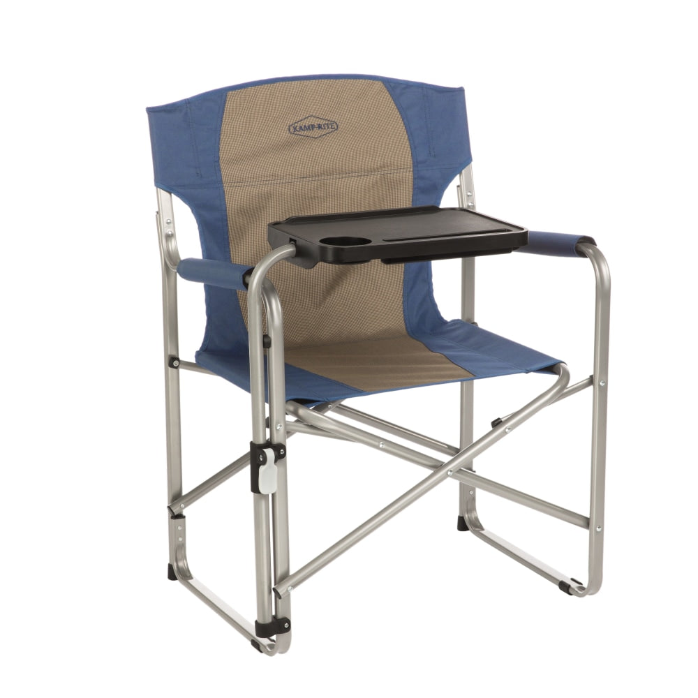 Kamp-Rite Director's Chair, Blue/Tan