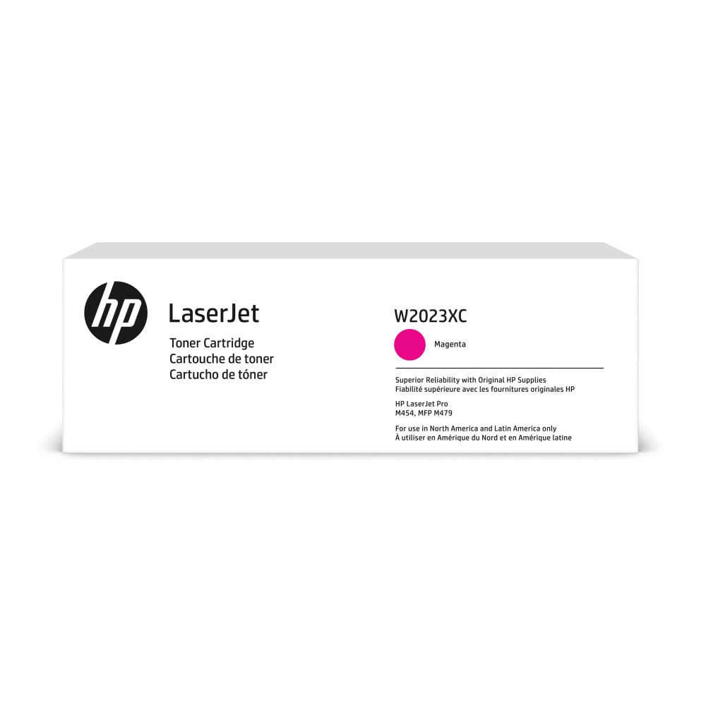 HP 414X Magenta Contract High Yield Toner Cartridge, W2023XC