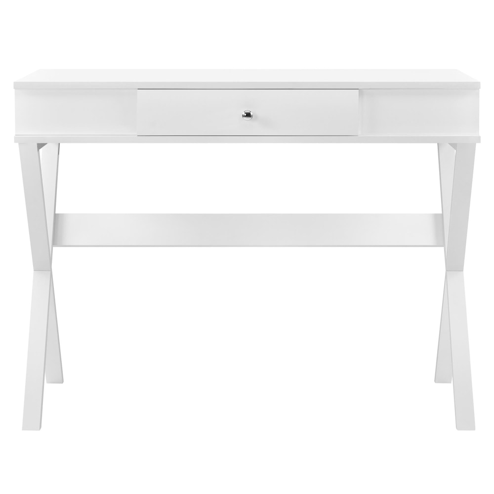 Ameriwood Home Paxton Campaign 39inW Writing Desk, White