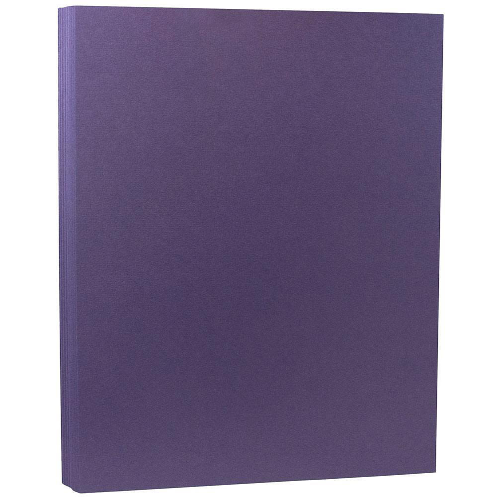 JAM Paper Color Multi-Use Printer & Copy Paper, Dark Purple, Letter (8.5in x 11in), 50 Sheets Per Pack, 28 Lb