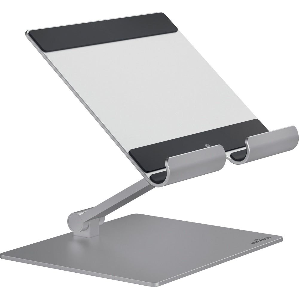 DURABLE Rise Tablet Stand - Up to 13in Screen Support - 2.20 lb Load Capacity - 8.1in Height x 6.7in Width x 5.4in Depth - Tabletop - Aluminum - Silver