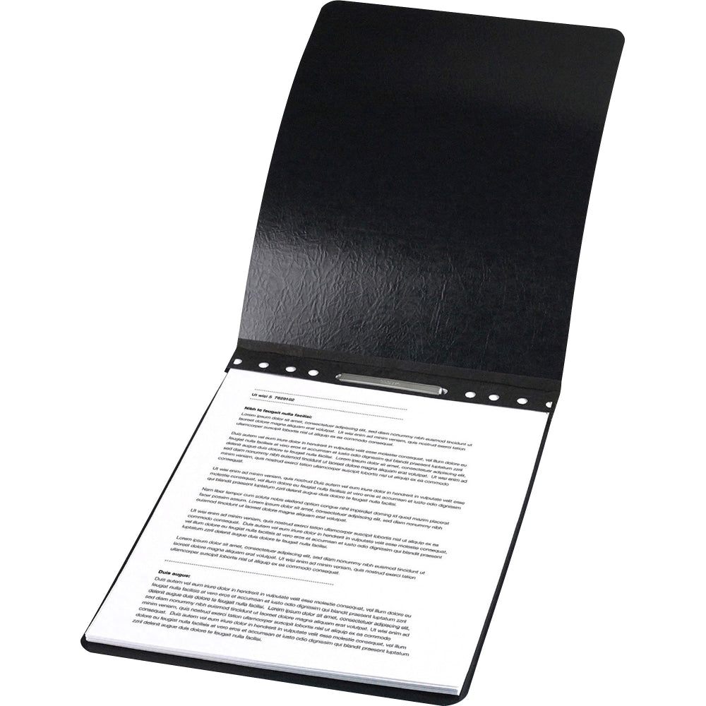 ACCO Presstex Top-Bound Report Binder, 2-3/4in CC, 8-1/2in x 14in, 60% Recycled, Black