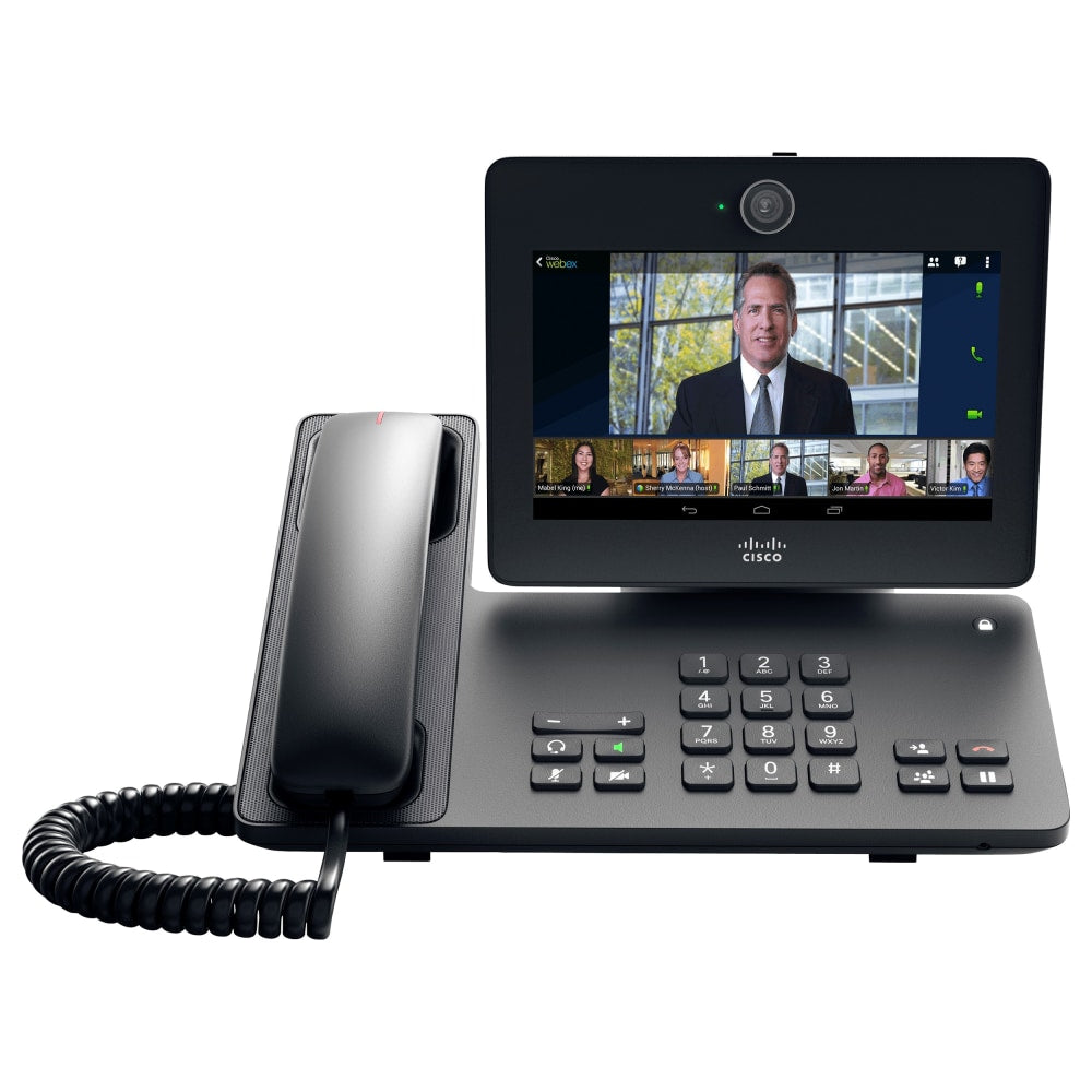 Cisco DX650 IP Phone - Corded/Cordless - Corded/Cordless - Wi-Fi, Bluetooth - Desktop - Smoke - 1 x Total Line - VoIP - 7in LCD - IEEE 802.11a/b/g/n - Unified Communications Manager - 2 x Network (RJ-45) - PoE Ports