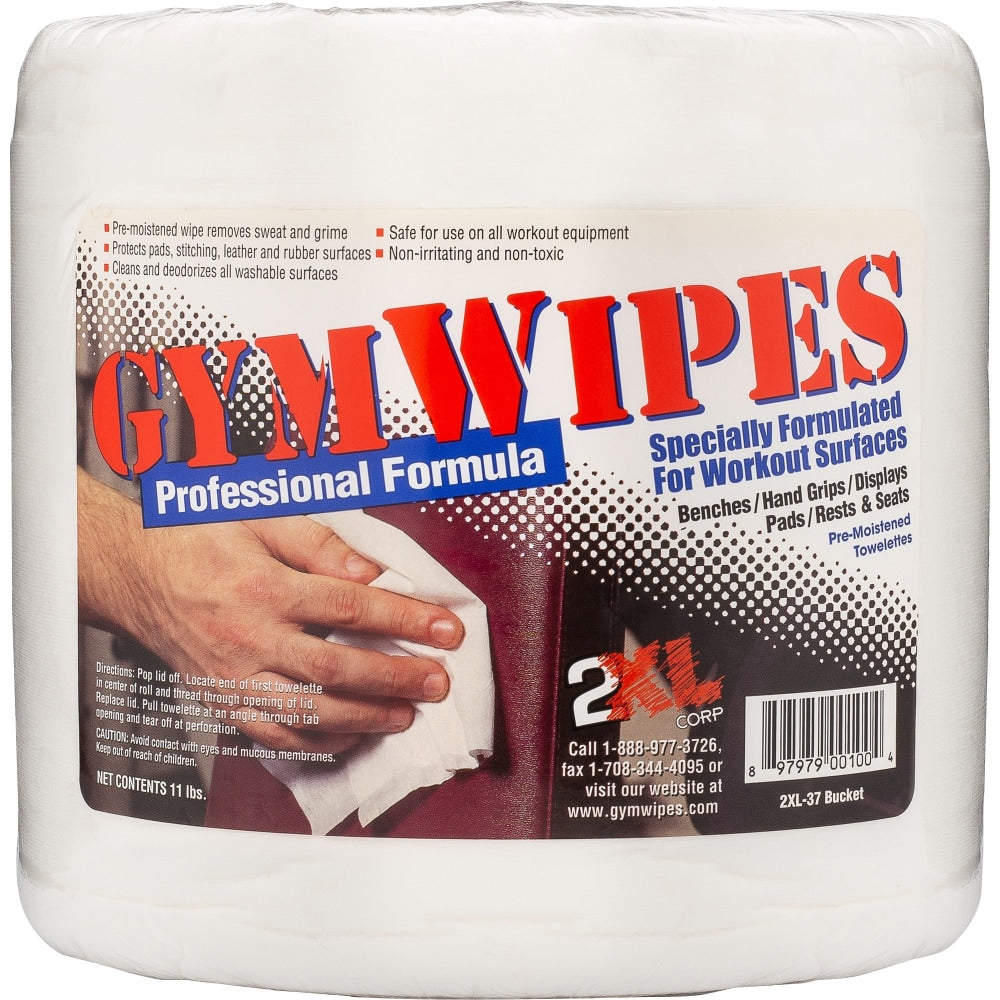 2XL GymWipes Professional Wipes Refills, 6in x 8in, Pack Of 700