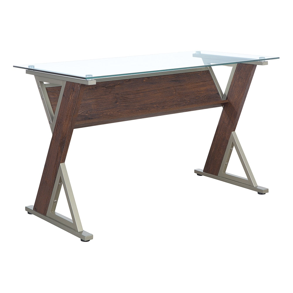 Office Star Zenos 48inW Writing Desk, Traditional Cherry