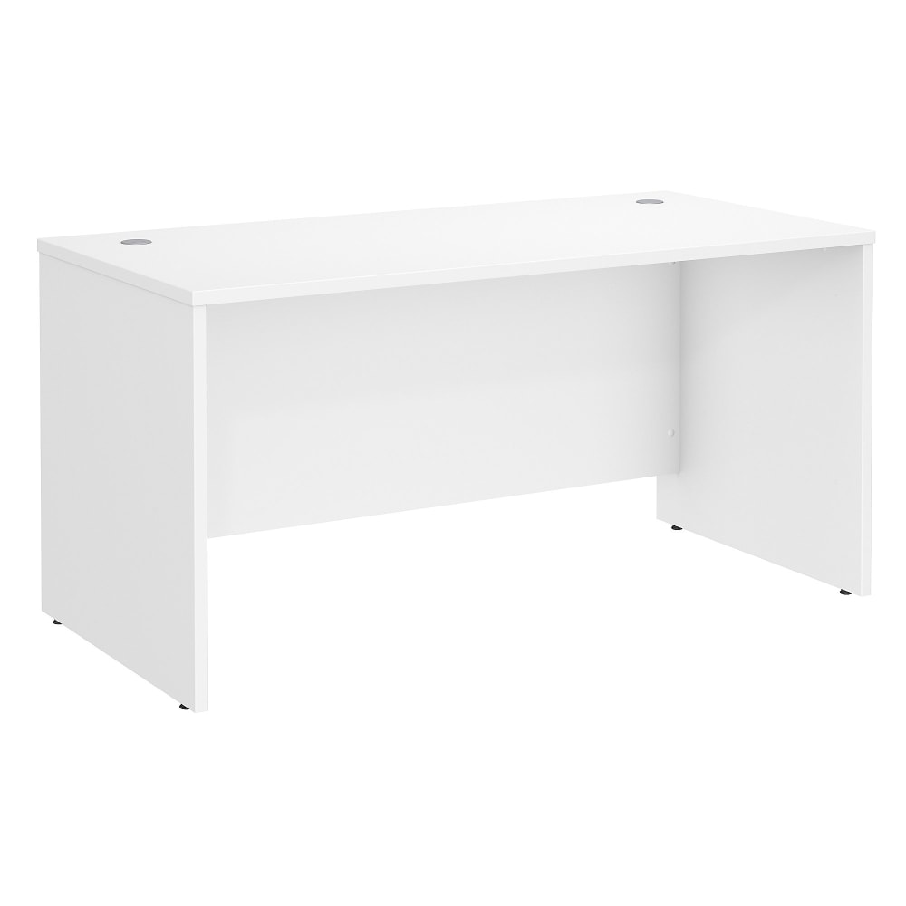 Bush Business Furniture Studio C 60inW Office Computer Desk, White, Standard Delivery