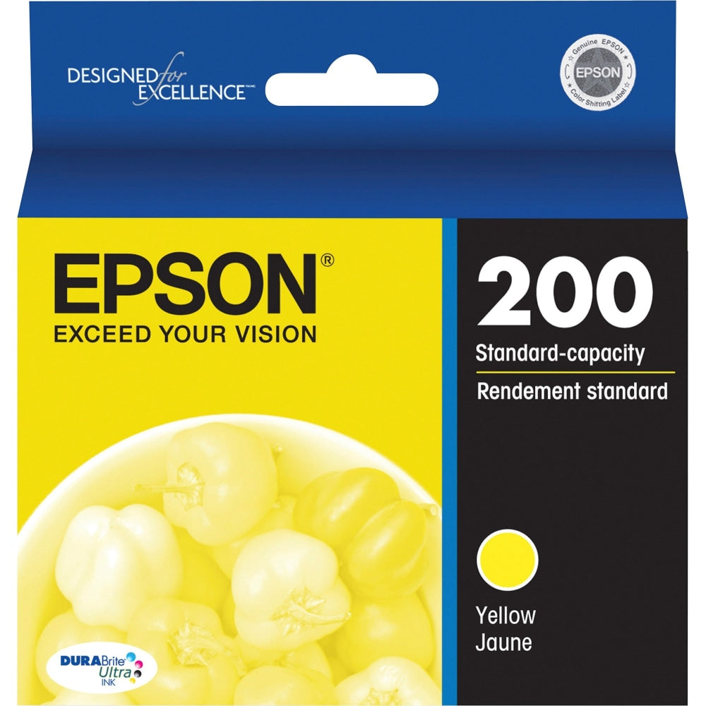 Epson 200 DuraBrite Ultra Yellow Ink Cartridge, T200420