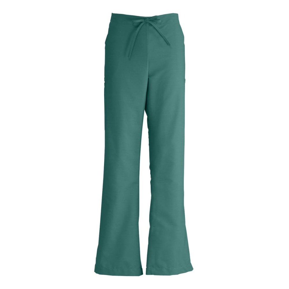 Medline ComfortEase Ladies Modern-Fit Cargo Scrub Pants, X-Large, Evergreen