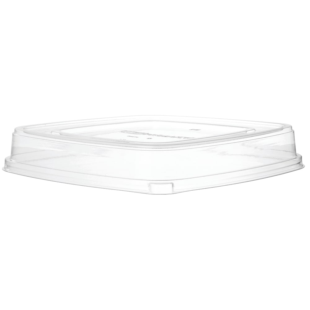 Eco-Products Regalia Sugarcane Bowl Lids, 160 Oz, Clear, Pack Of 50 Lids