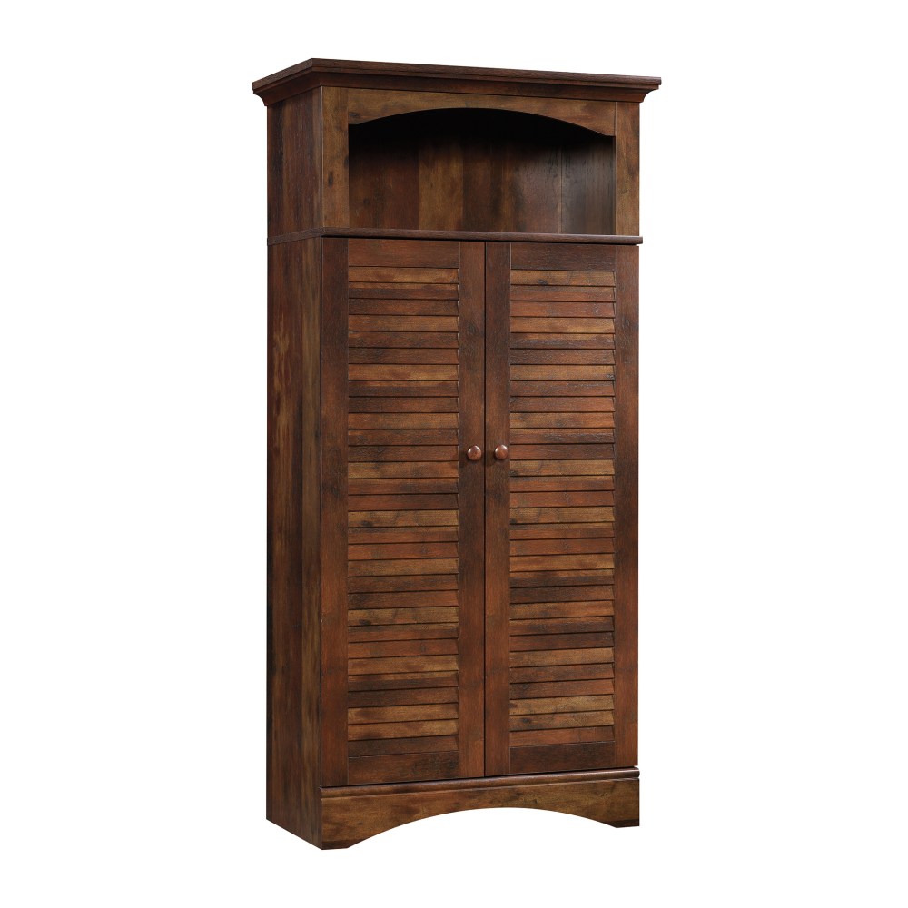 Sauder Harbor View Storage Cabinet, 3 Shelves, Curado Cherry