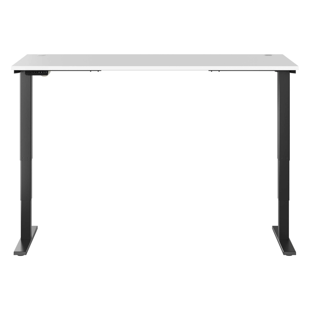 Bush Business Furniture Move 40 Series Electric 72inW x 30inD Electric Height-Adjustable Standing Desk, White/Black, Standard Delivery