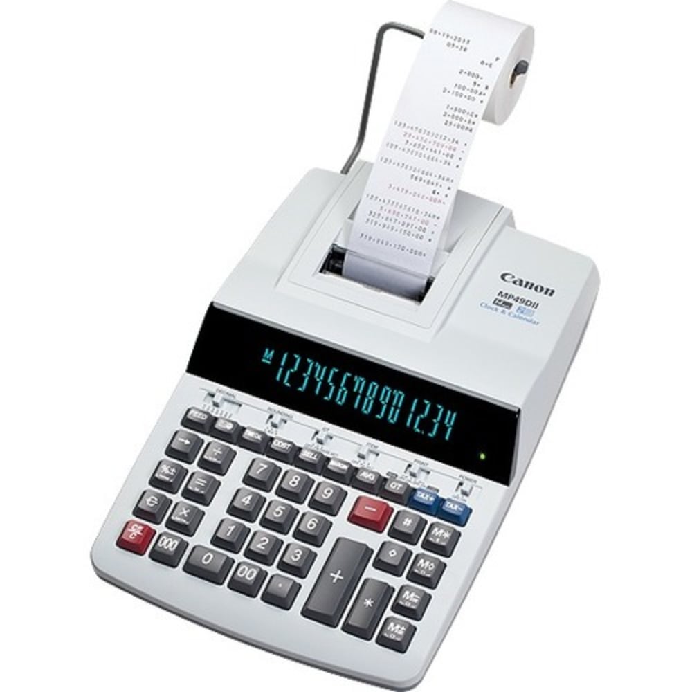 Canon MP49DII Printing Calculator, Gray