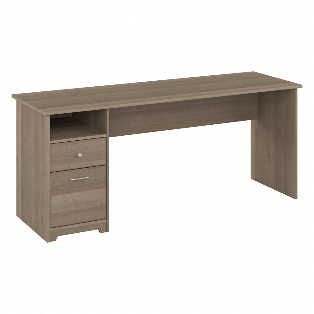 Bush Furniture Cabot 72inW Computer Desk With Drawers, Ash Gray, Standard Delivery