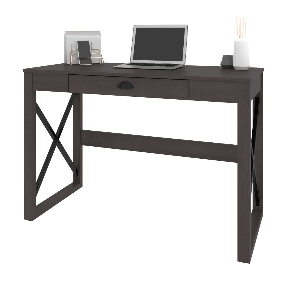 Bestar Talita 45inW Computer Desk, Storm Gray