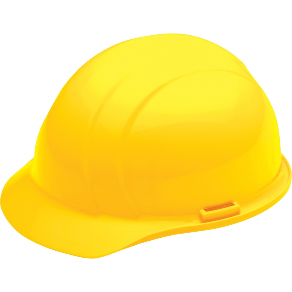 SKILCRAFT Easy Quick-Slide Cap Safety Helmet, Yellow (AbilityOne 8415-00-935-3140)