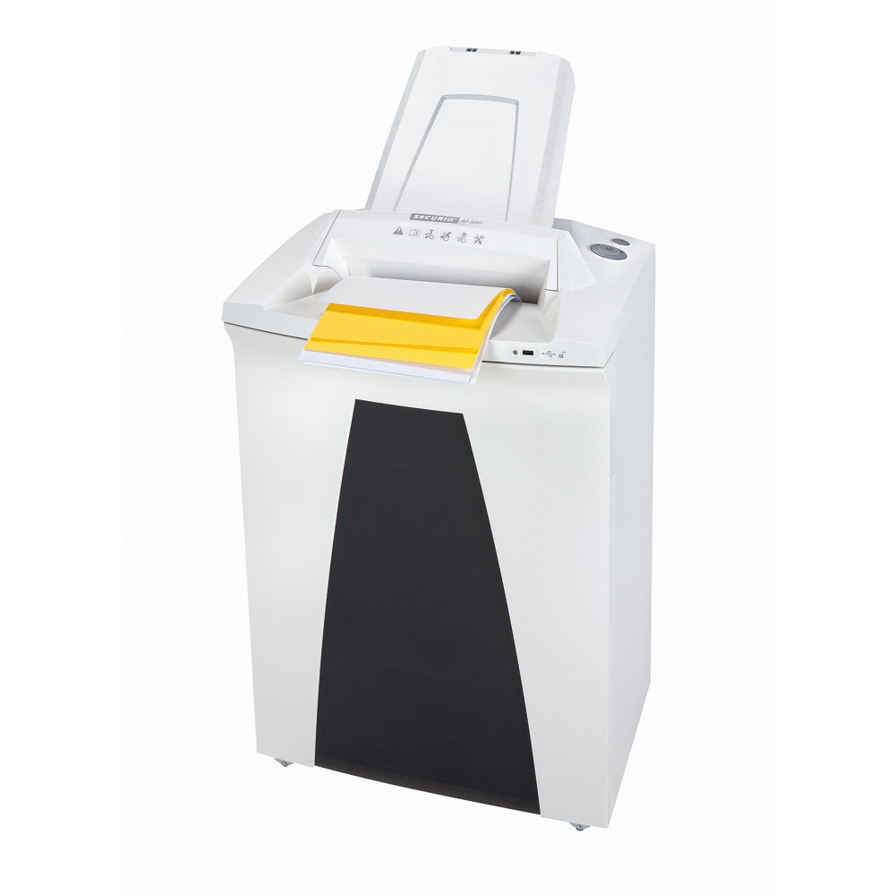 Securio By HSM AF500C 500-Sheet Cross-Cut Shredder, White