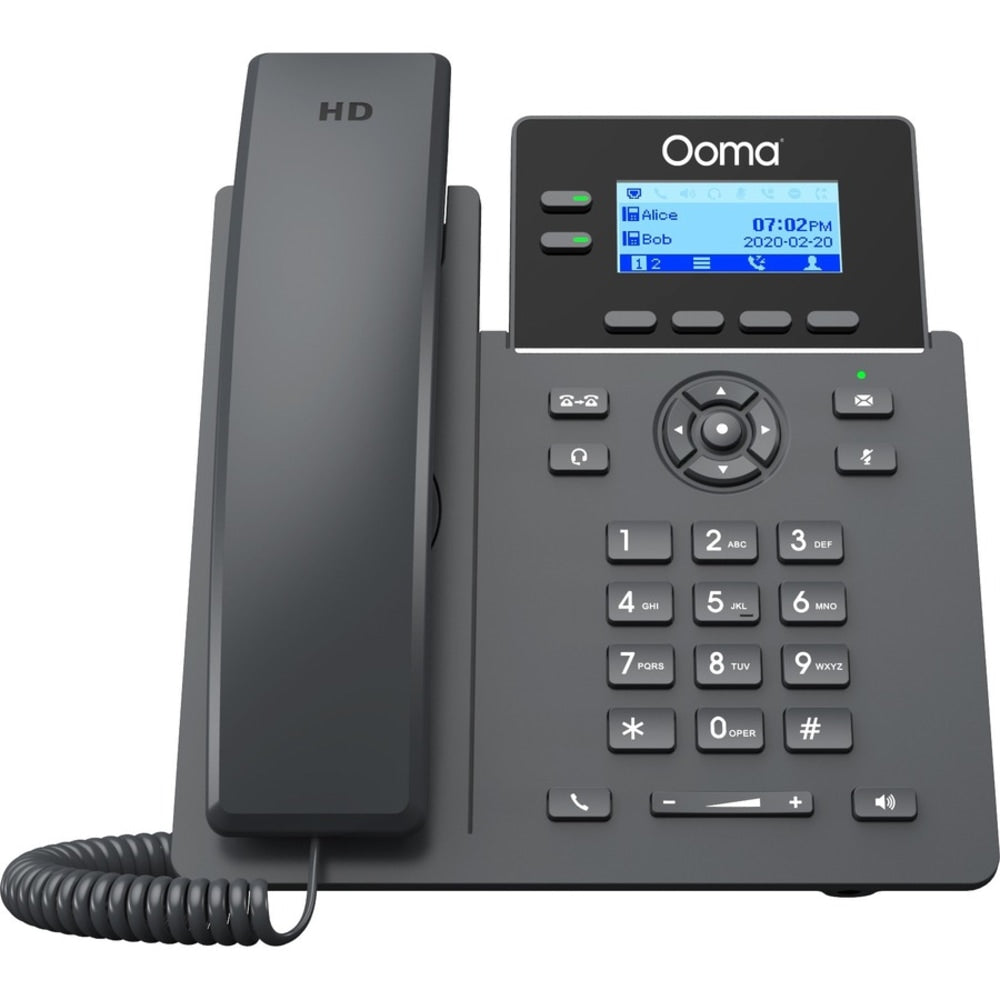 Ooma 2602 IP Corded 2-Line Phone, OOMA2602