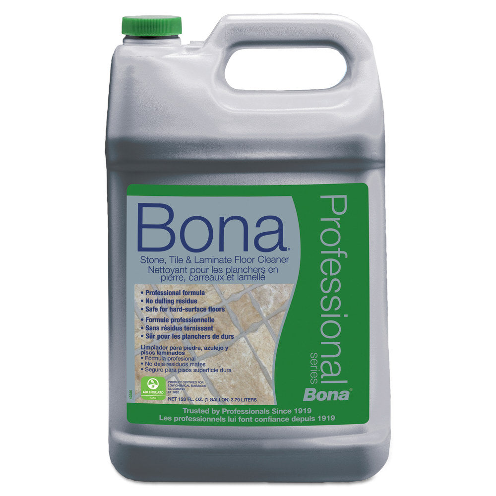 Bona Stone, Tile And Laminate Floor Cleaner Refill, Fresh Scent, 128 Oz Bottle