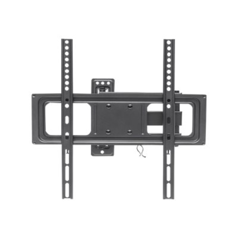 Manhattan TV & Monitor Mount, Wall, Full Motion, 1 screen, Screen Sizes: 32-55in, Black, VESA 100x100 to 400x400mm, Max 35kg, LFD, Tilt & Swivel with 3 Pivots, Lifetime Warranty - Bracket - for LCD TV / curved LCD TV - steel - black