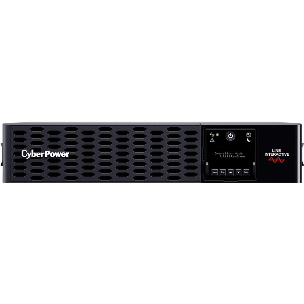 CyberPower PR2200RT2UN New Smart App Sinewave UPS Systems - 2200VA/2200W, 120 VAC, NEMA L5-30P, 2U, Rack / Tower, Sine Wave, 8 Outlets, LCD, PowerPanel Business, $400000 CEG, 3YR Warranty