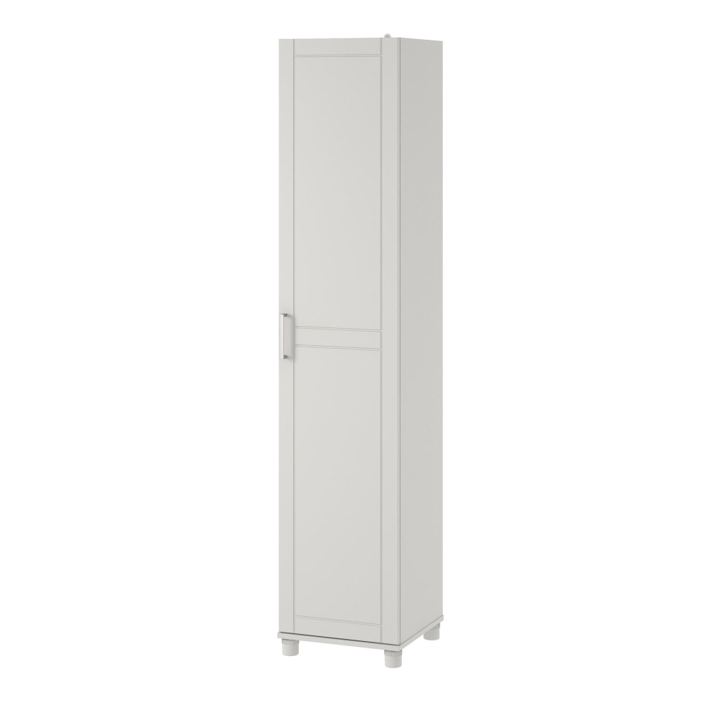 Ameriwood Home Callahan 16in Utility Storage Cabinet, 5 Shelves, White