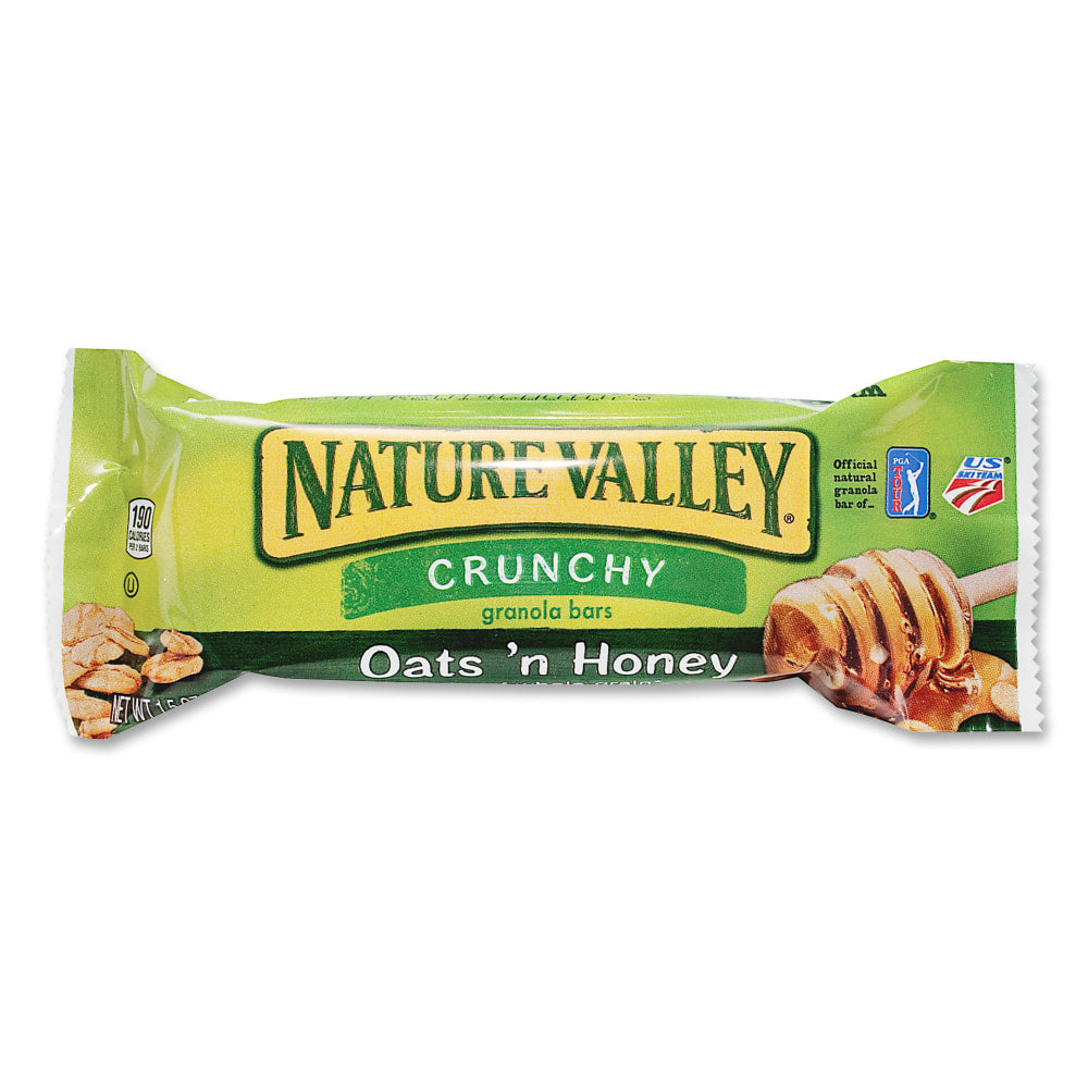 NATURE VALLEY Oats/Honey Granola Bar - Oats N Honey - 1.50 oz - 108 / Carton