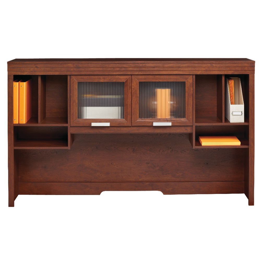 Realspace Marbury Collection 128inW Hutch, Auburn Brown