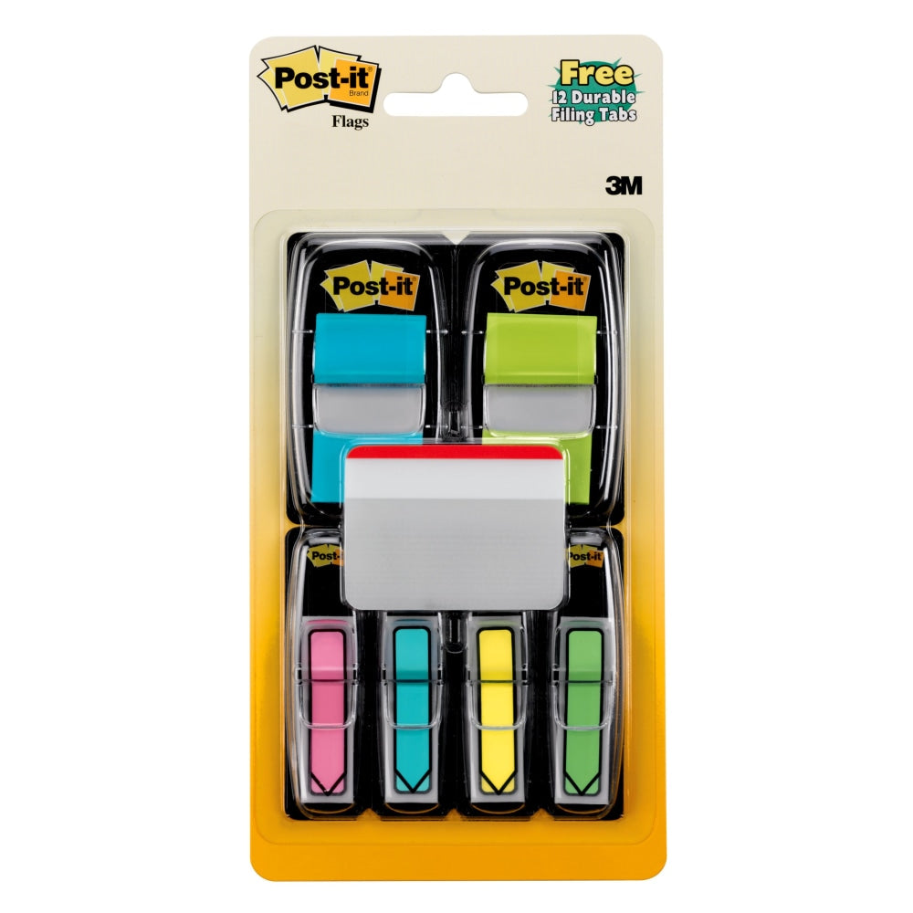 Post-it Notes Flags, With Durable Tabs, Bright Colors, Pack Of 6 Pads