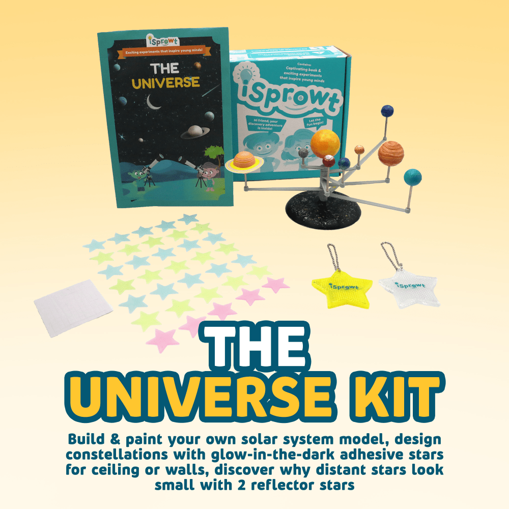 iSprowt Fun Science Kit For Kids, Universe Kit, Kindergarten to Grade 5