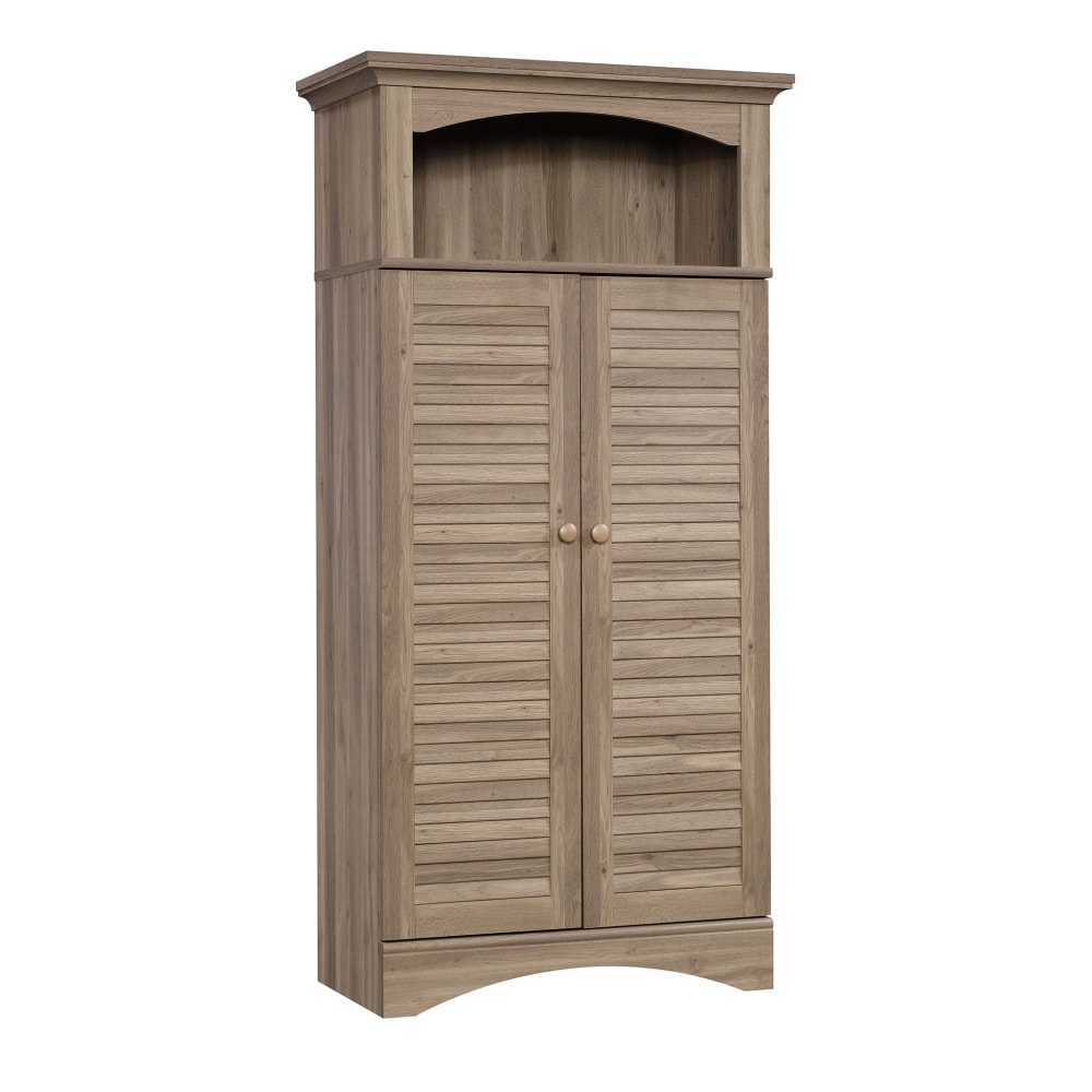 Sauder Harbor View Storage Cabinet, Salt Oak