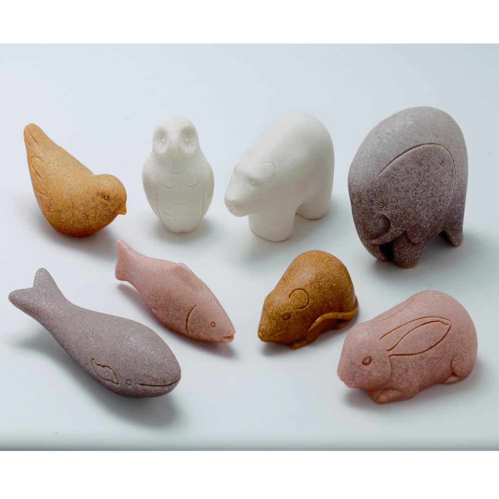 Yellow Door Sensory Stones, Animals, Pack Of 8 Stones