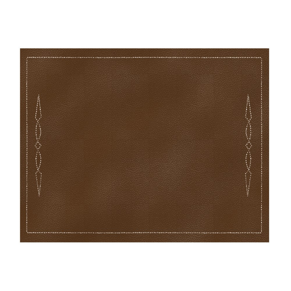 So-Mine Touch Of Class Desk Mat, 19-1/2in x 25-3/4in, Brown