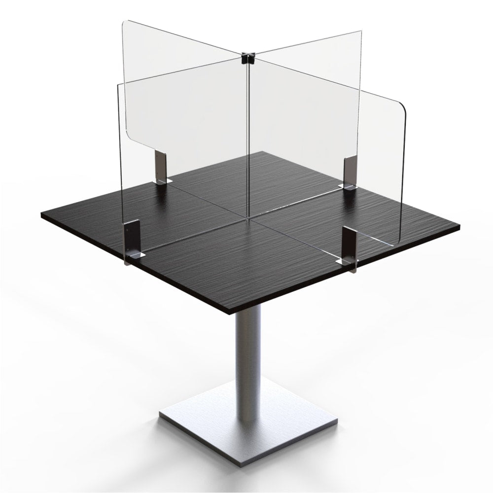 Rosseto Serving Solutions Avant Desktop/Table Divider, 20in x 21-5/16in, Clear, TD004