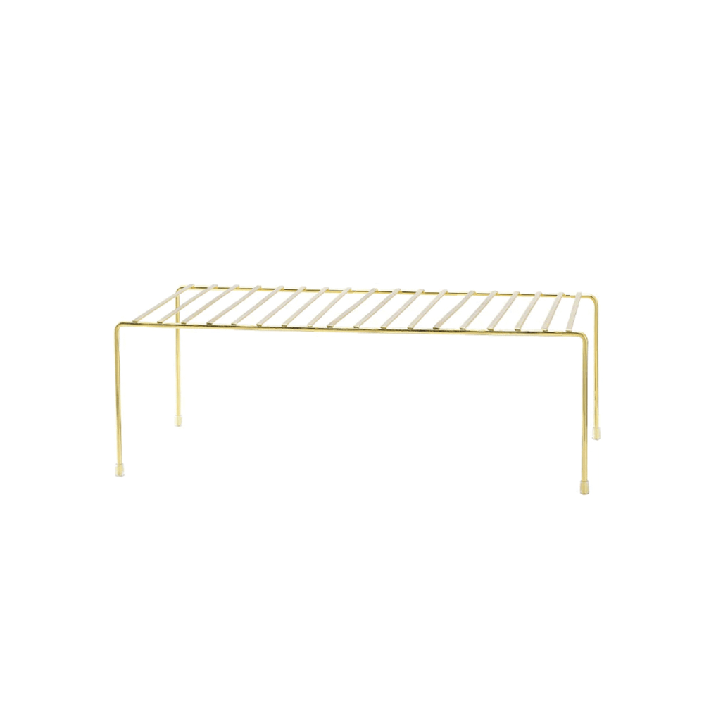 Better Houseware Small Storage Shelf, 5-3/4in x 11in, Gold