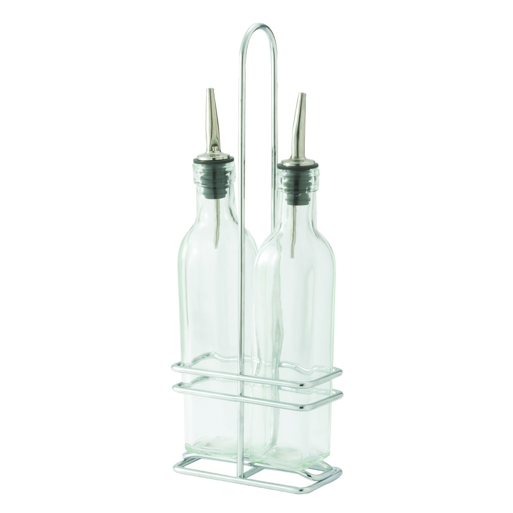 Winco Oil And Vinegar Cruet Set, 8 Oz