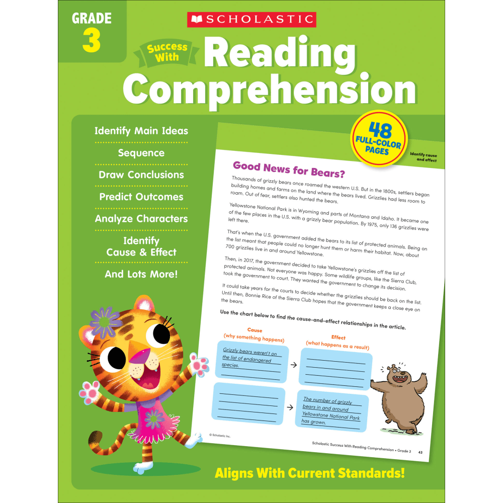 Scholastic Success With Reading Comprehension, Grade 3