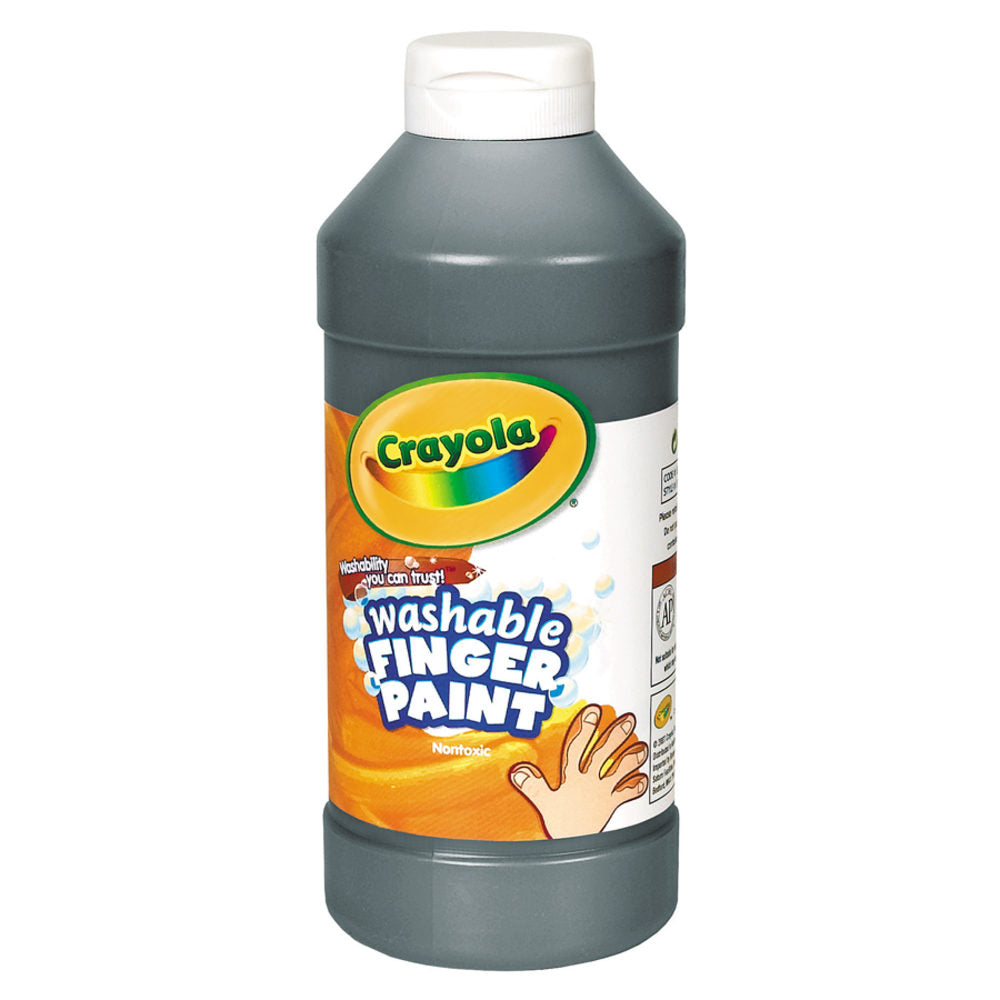 Crayola Washable Finger Paint, 16 Oz., Black