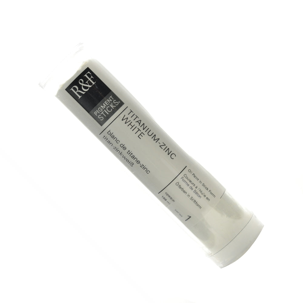 R & F Handmade Paints Pigment Sticks, 188 mL, Titanium Zinc White