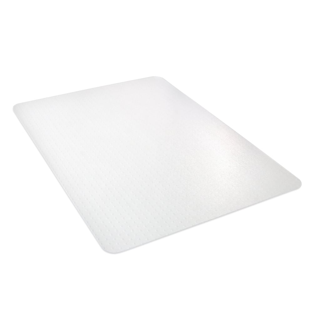 Deflecto Polycarbonate Chair Mat For Pile Carpets, Rectangular, 36inW x 48inD, Clear